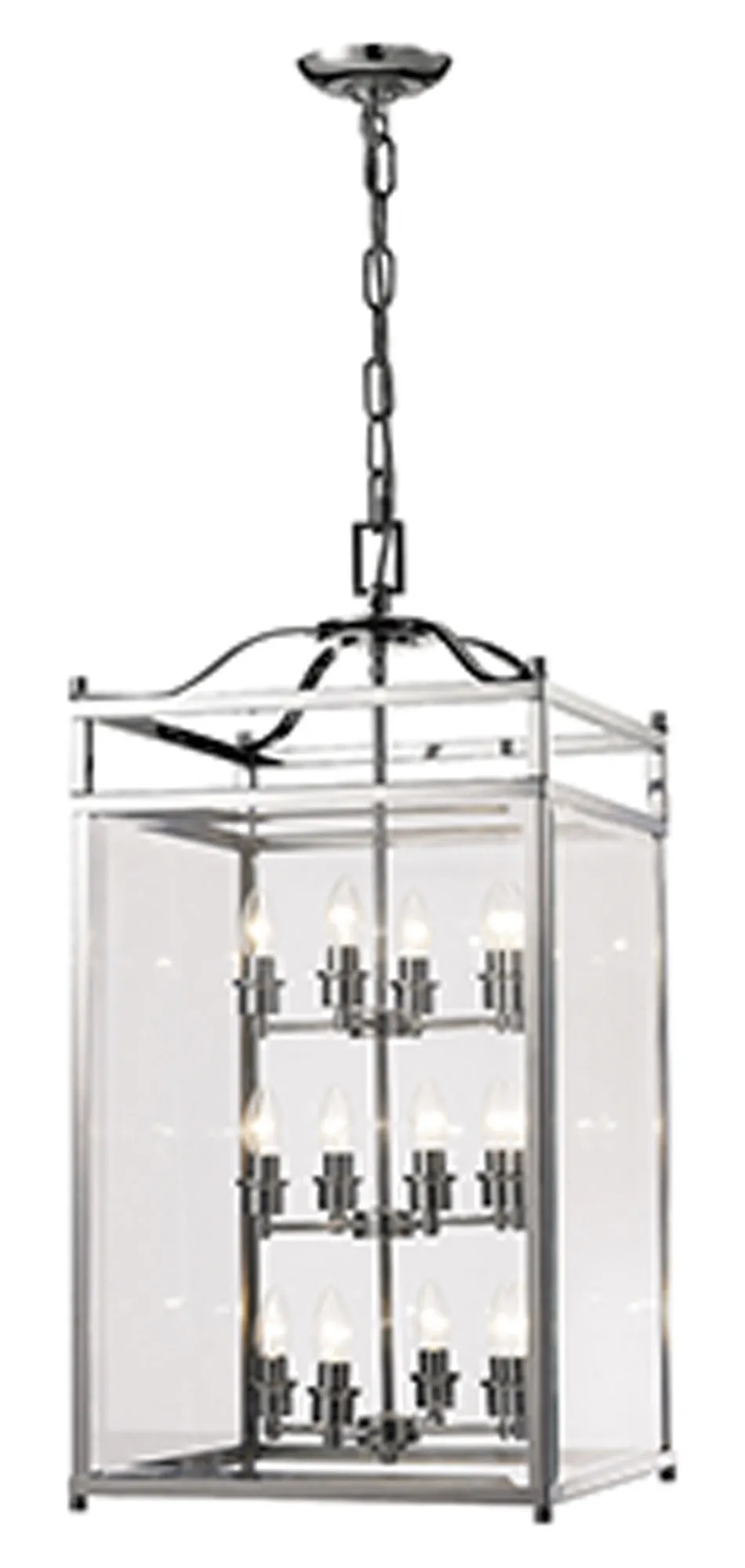 Aston Polished Chrome Ceiling Lights Diyas Lantern Ranges